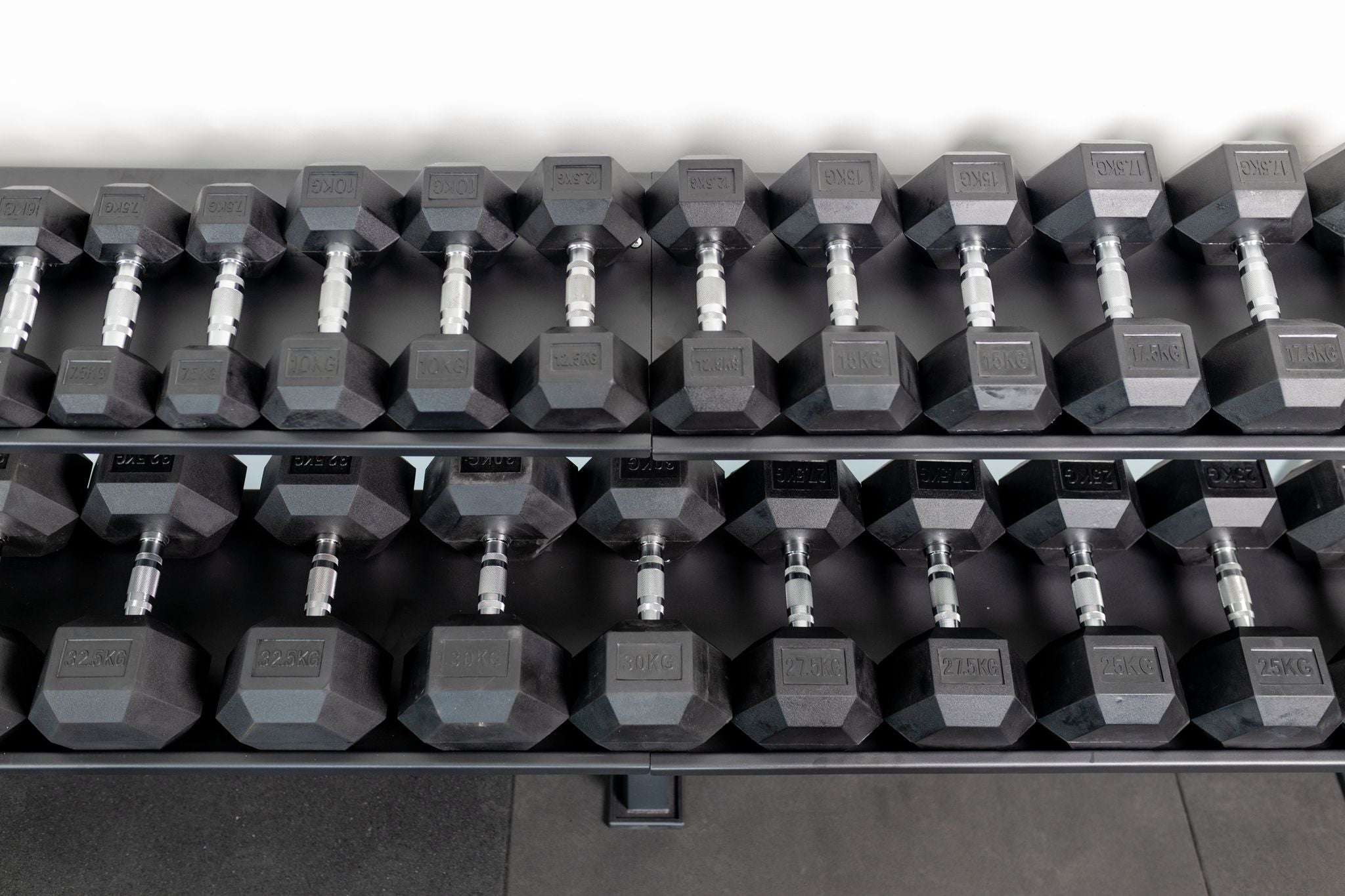 2.5 KG HEX DUMBBELL - RUBBER COATED (Sold Individually) - Image 5