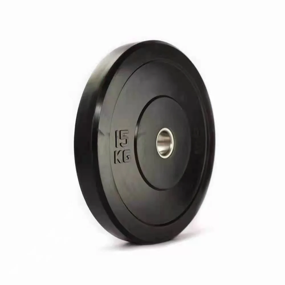 All Black Olympic Bumper Plates — 5kg, 10kg, 20kg | Rubber Weight Plates Australia - Image 3