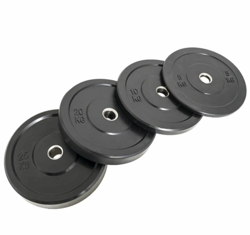 All Black Olympic Bumper Plates — 5kg, 10kg, 20kg | Rubber Weight Plates Australia - Image 7