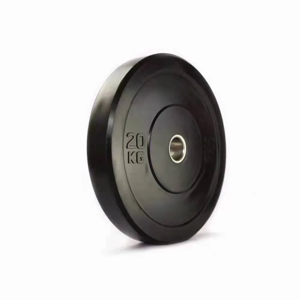 All Black Olympic Bumper Plates — 5kg, 10kg, 20kg | Rubber Weight Plates Australia - Image 8