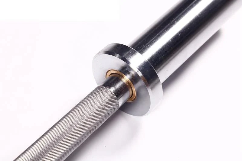 Olympic Dumbbell Handles — 50mm Loadable Bars, 28mm Knurl, Brass Bushings | Pair | Australia - Image 4
