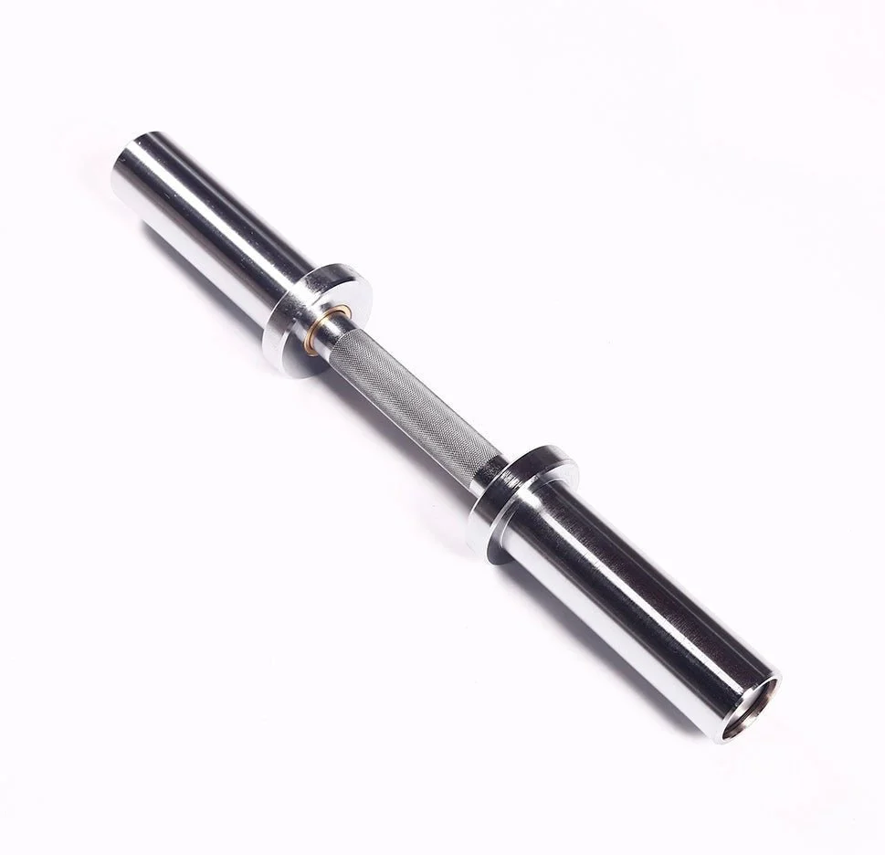 Olympic Dumbbell Handles — 50mm Loadable Bars, 28mm Knurl, Brass Bushings | Pair | Australia - Image 5