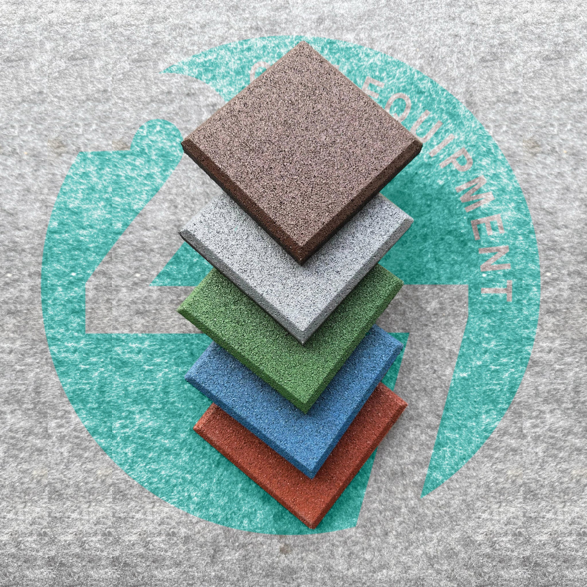 Coloured Rubber Gym Flooring 15mm – Non-Slip Gym Mats | Brown, Grey, Green, Red & Blue - Image 11