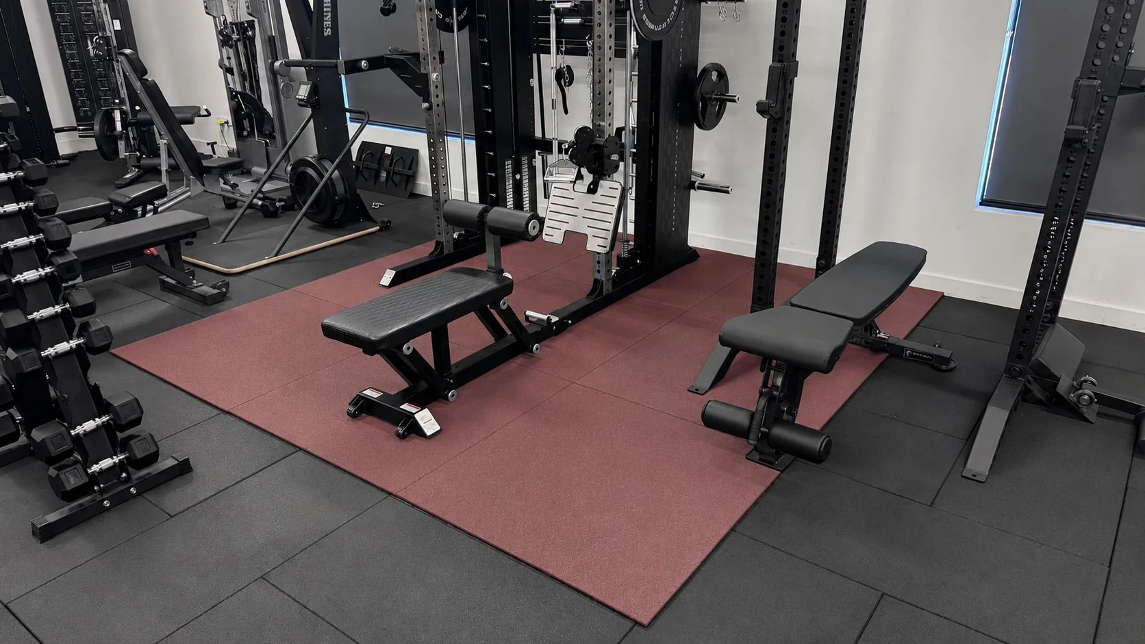 Coloured Rubber Gym Flooring 15mm – Non-Slip Gym Mats | Brown, Grey, Green, Red & Blue - Image 15