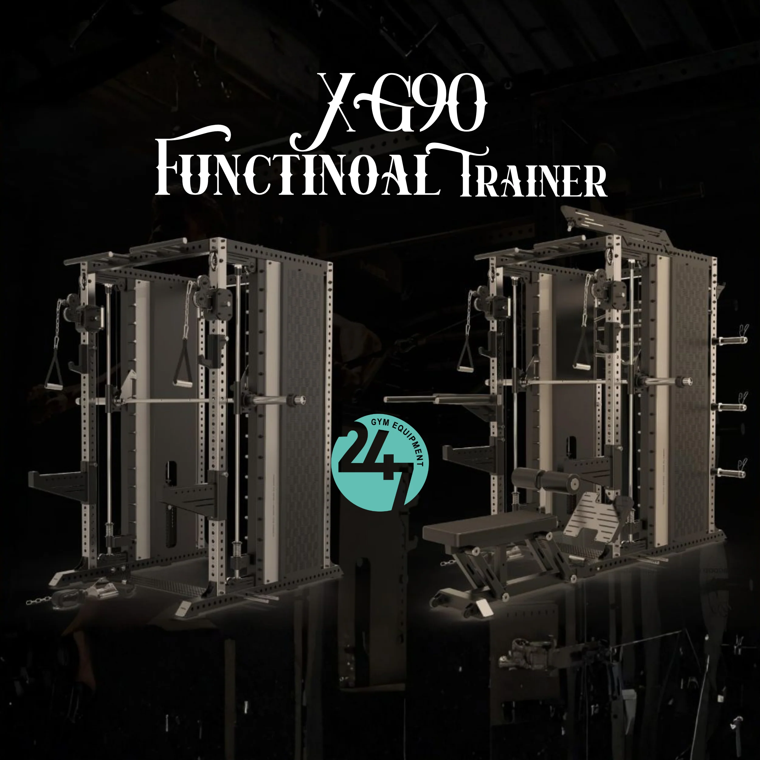 XG90 Commercial Functional Trainer & Counter-Balanced Smith Machine - Image 9